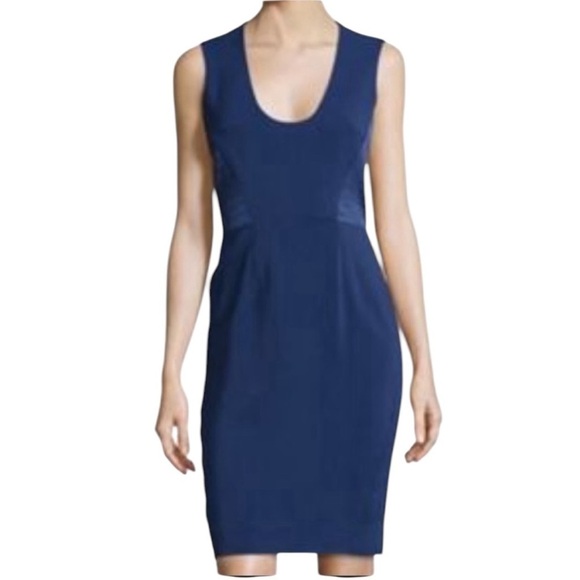 L'AGENCE Royal Blue Mixed Media Cocktail
Dress, in Excellent Pre Loved Condition - Picture 1 of 6